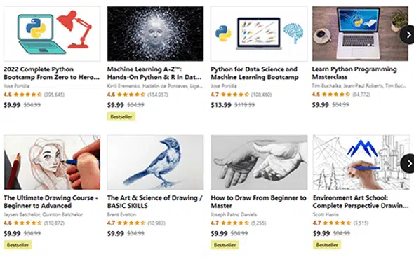 Courses on Udemy